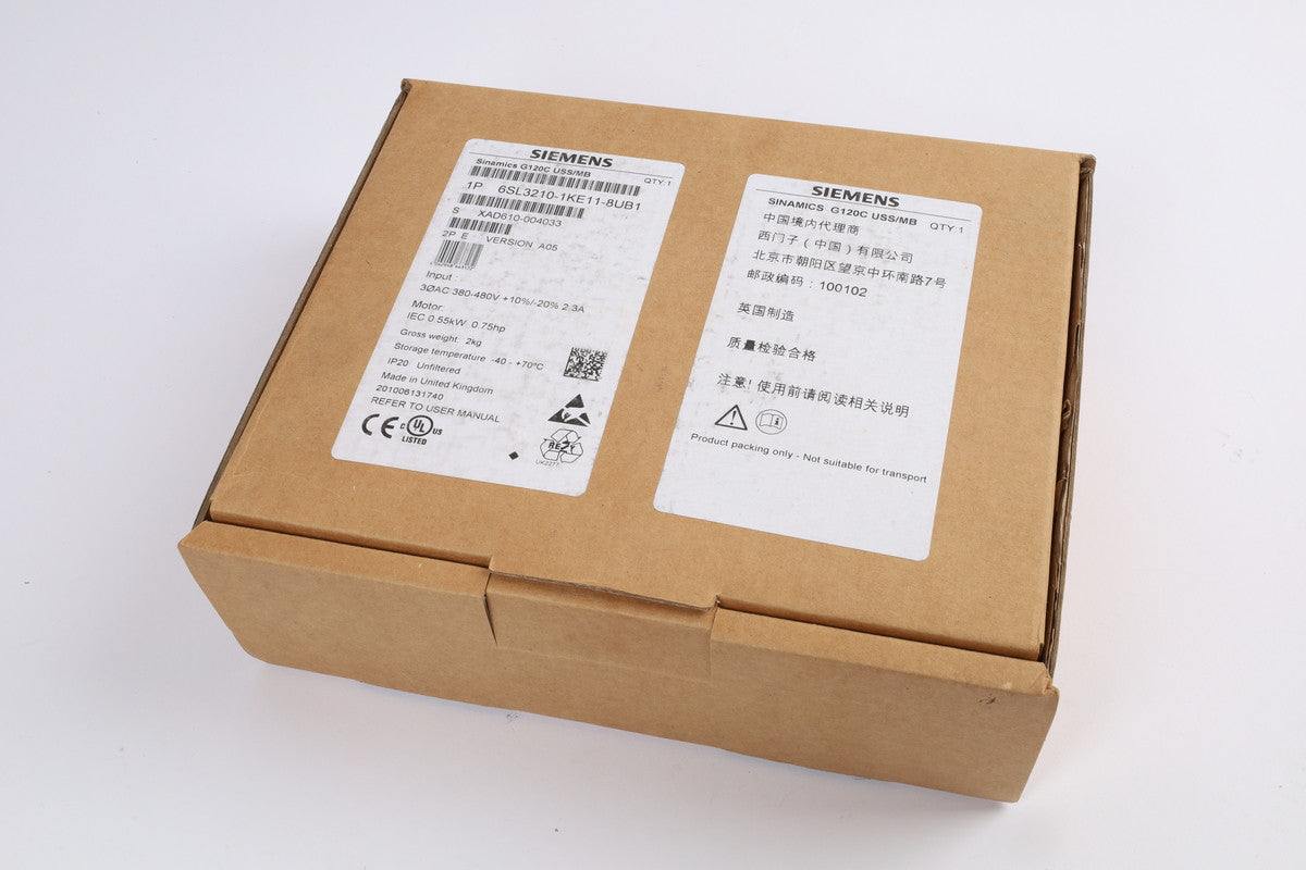 SIEMENS 6SL3210-1KE11-8UB1 in magazzino