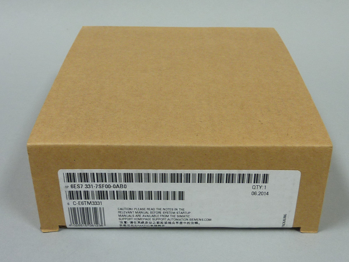 SIEMENS 6ES7331-7SF00-0AB0 in magazzino