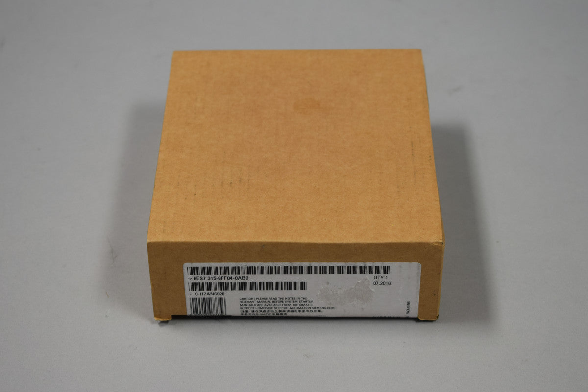 SIEMENS 6ES7315-6FF04-0AB0 in stock
