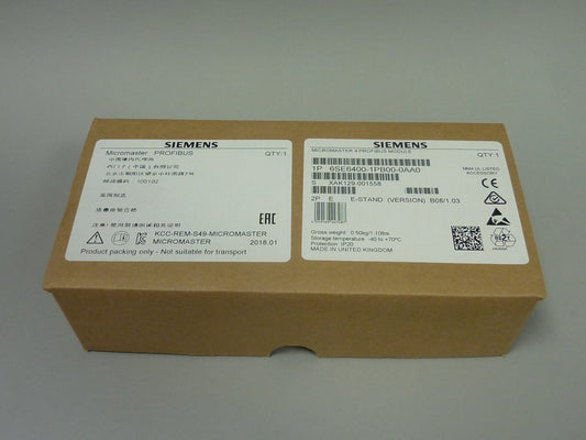 SIEMENS 6SE6400-1PB00-0AA0 in stock