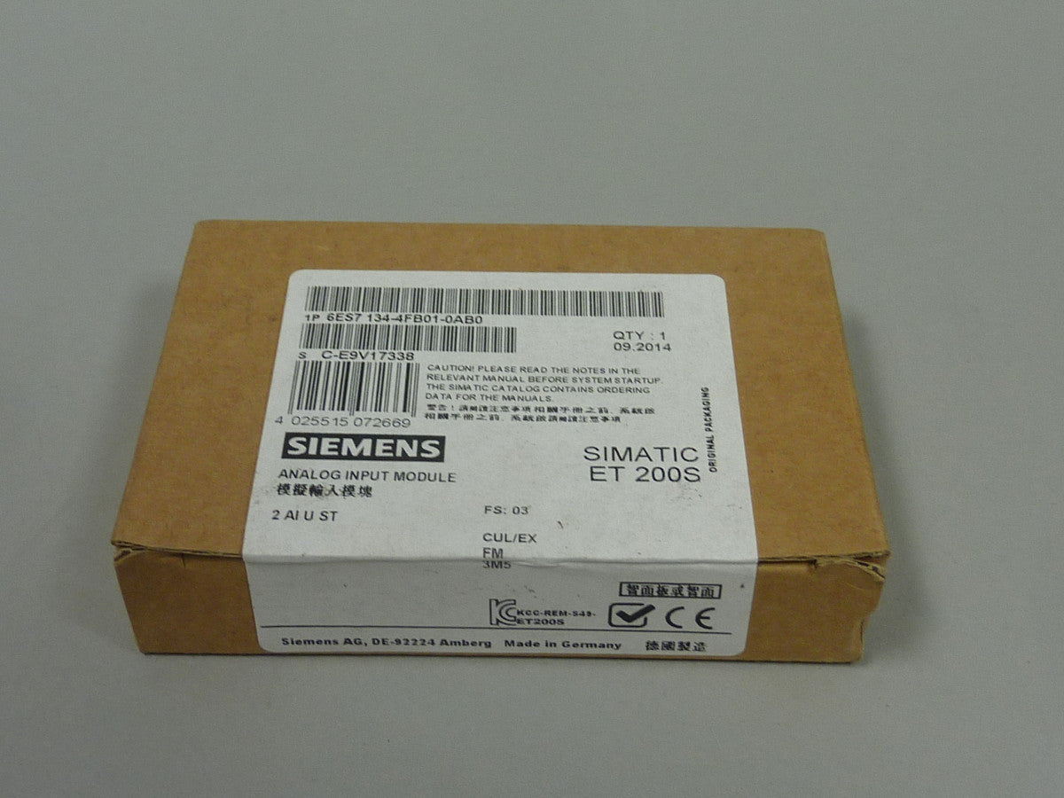 SIEMENS 6ES7134-4FB01-0AB0 in stock