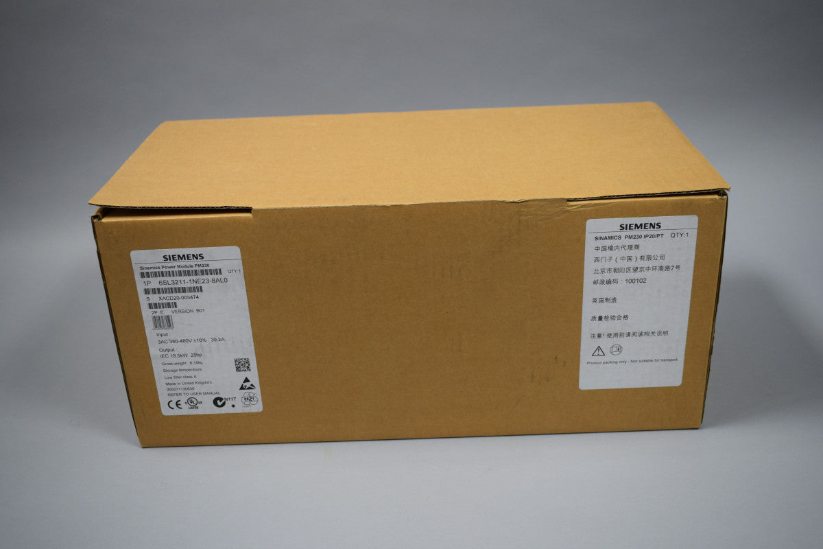 SIEMENS 6SL3211-1NE23-8AL0 in stock