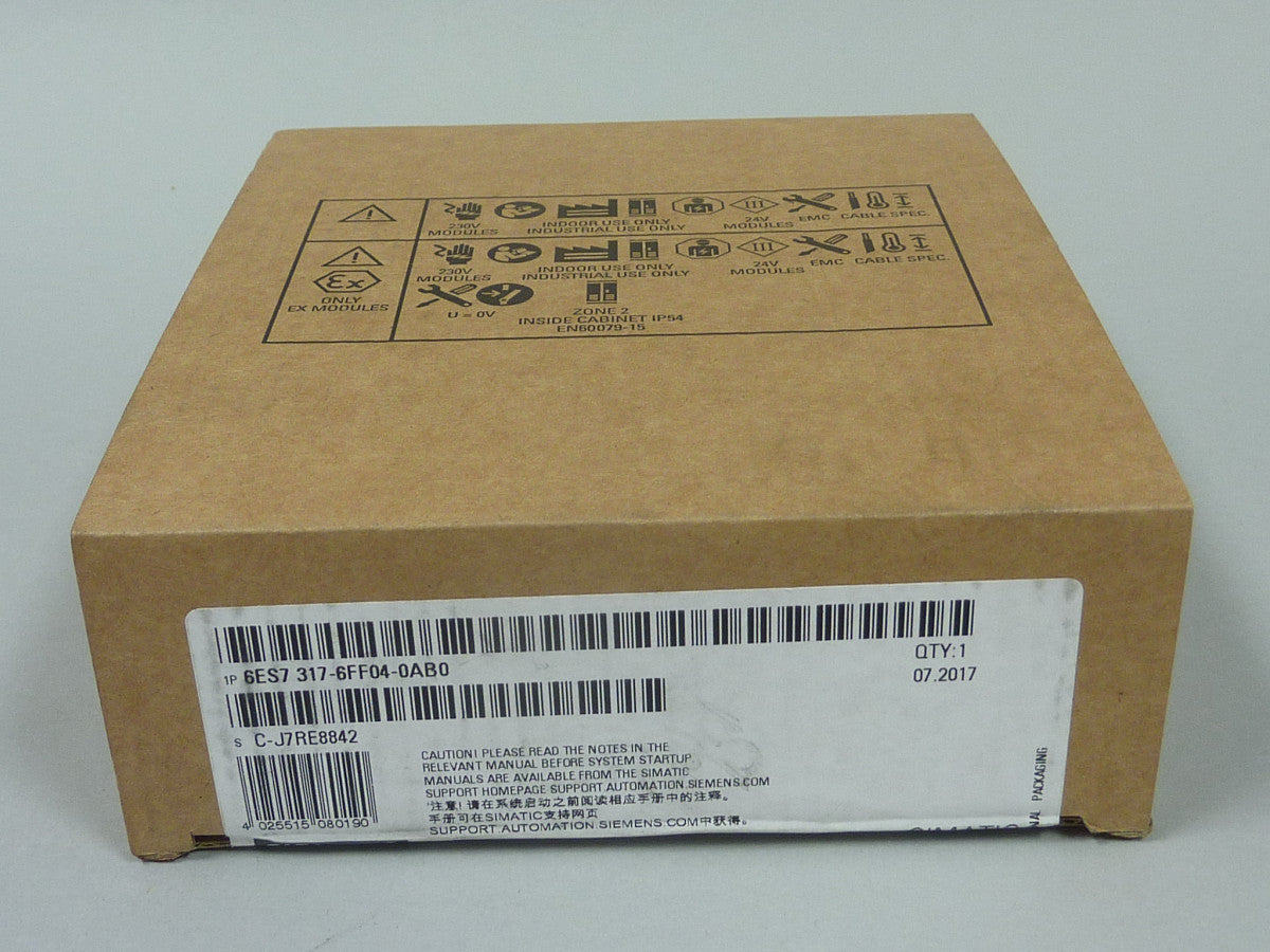 SIEMENS 6ES7317-6FF04-0AB0 in stock