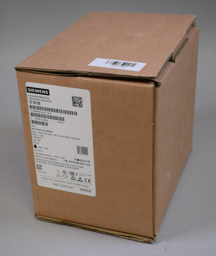 SIEMENS 6SE6440-2UC21-1BA1 auf Lager