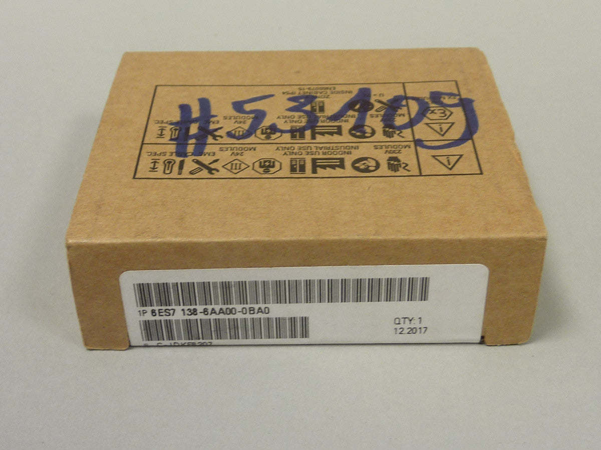 SIEMENS 6ES7138-6AA00-0BA0 in magazzino