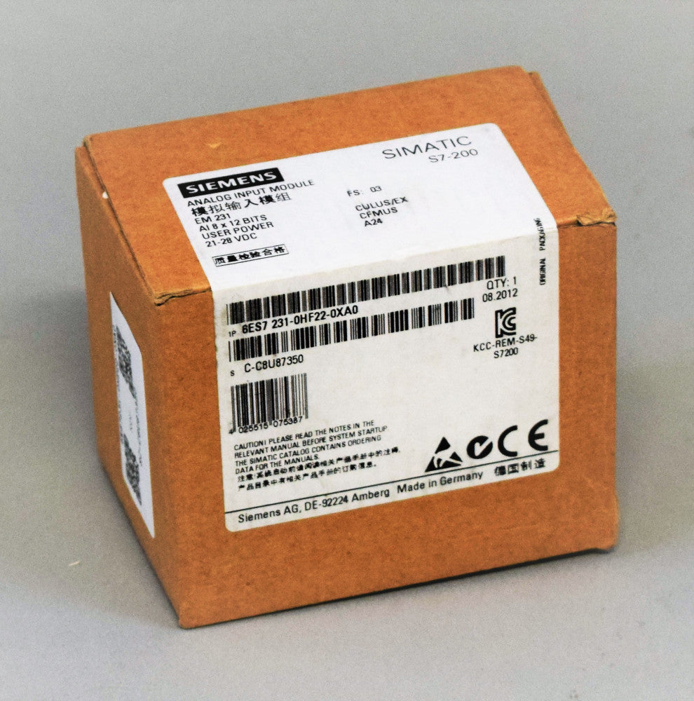 SIEMENS 6ES7231-0HF22-0XA0 auf Lager