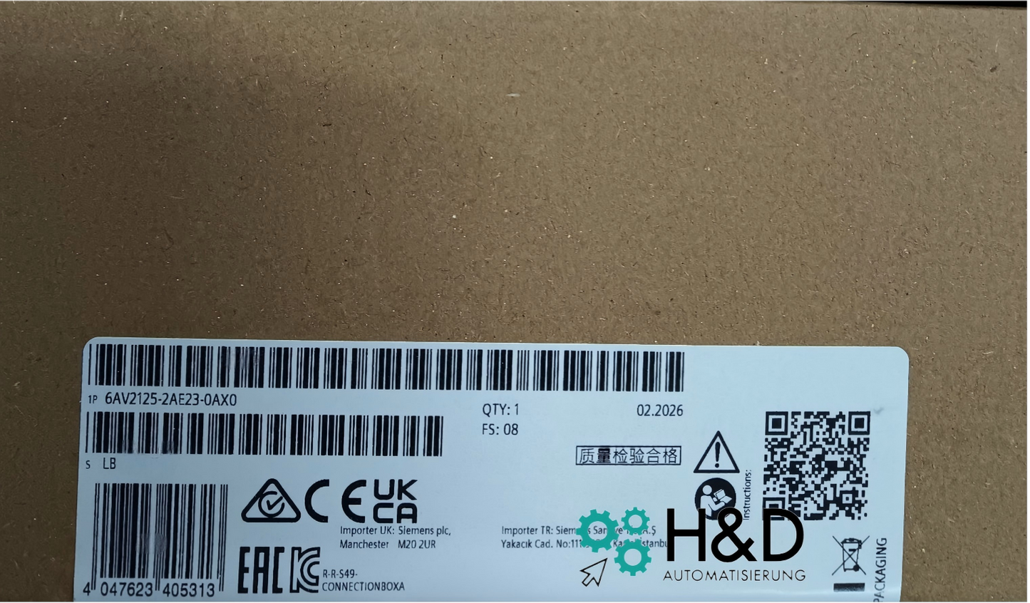 Siemens SIMATIC HMI Anschluss-Box Advanced (6AV2125-2AE23-0AX0) – PROFINET, PROFIsafe & Netzwerkredundanz für Mobile Panels
