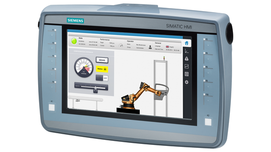 Siemens SIMATIC HMI KTP900 Mobile (6AV2125-2JB03-0AX0) – 9" Touchscreen mit PROFINET und Sicherheitsfunktionen für mobile industrielle Anwendungen