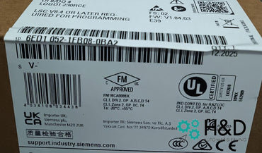 Siemens LOGO! 8 230RCE (6ED1052-1FB08-0BA2) modulo logico – 8 ingressi digitali e 4 uscite relè, 115/230 V AC