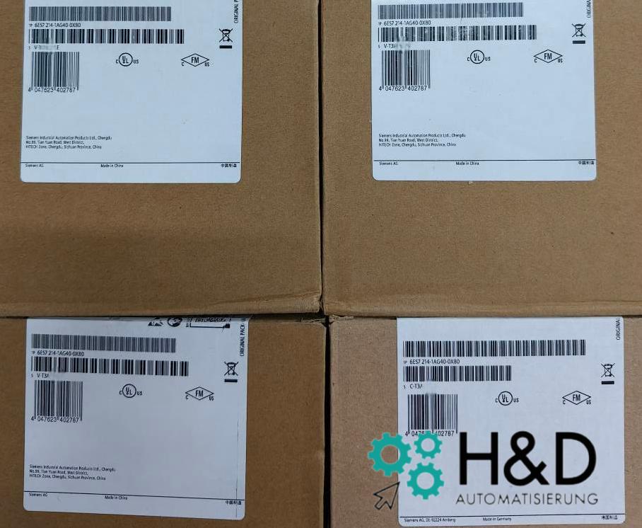 Siemens SIMATIC S7-1200 CPU 1214C – 6ES7214-1AG40-0XB0, Kompaktowa jednostka sterująca, 24V DC, 14 wejść cyfrowych, 10 wyjść