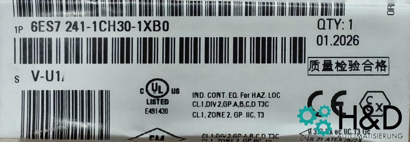Siemens SIMATIC S7-1200 CB 1241 RS485 módulo de comunicación (6ES7241-1CH30-1XB0)