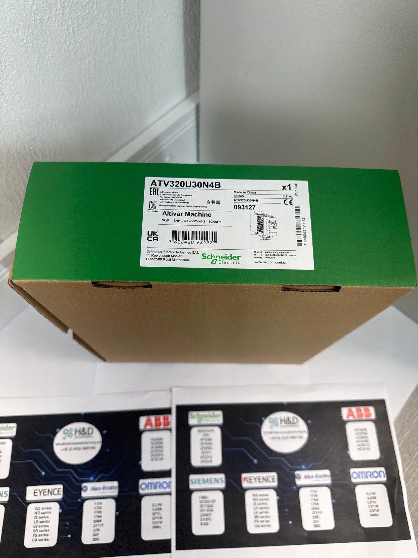 ATV320U30N4B Schneider Electric Variateur ATV320 3kW
