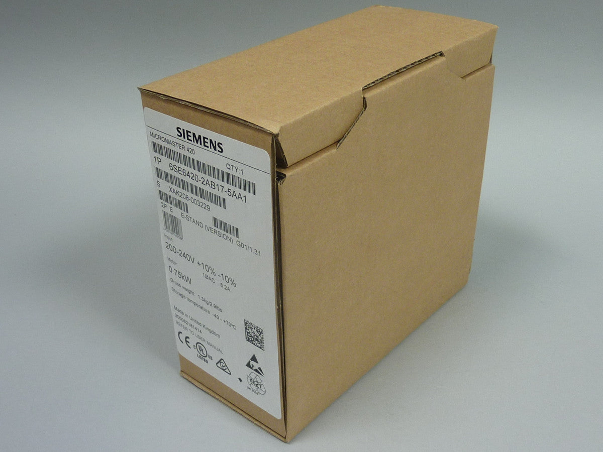 SIEMENS 6SE6420-2AB17-5AA1 auf Lager