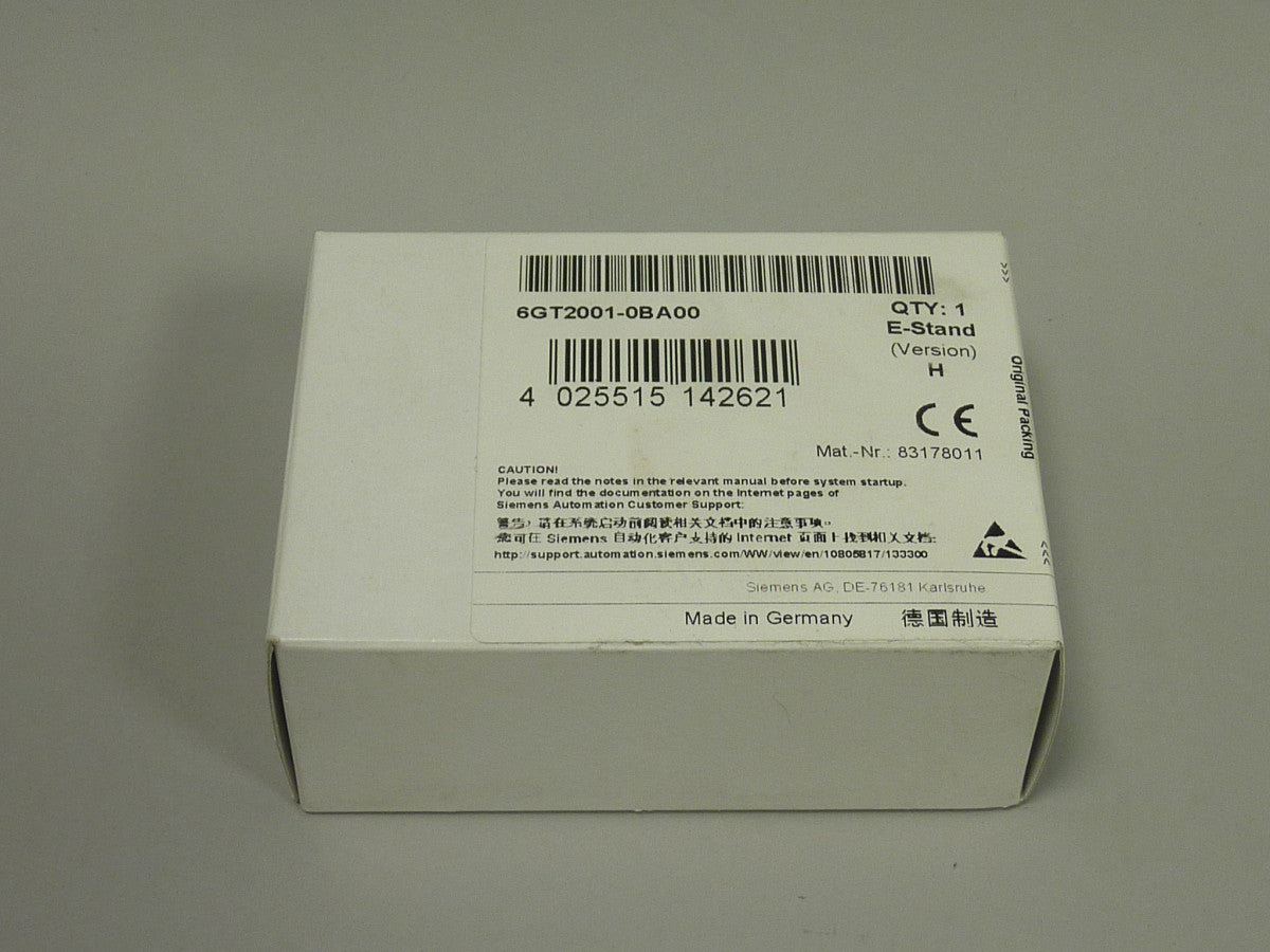 SIEMENS 6GT2001-0BA00 auf Lager