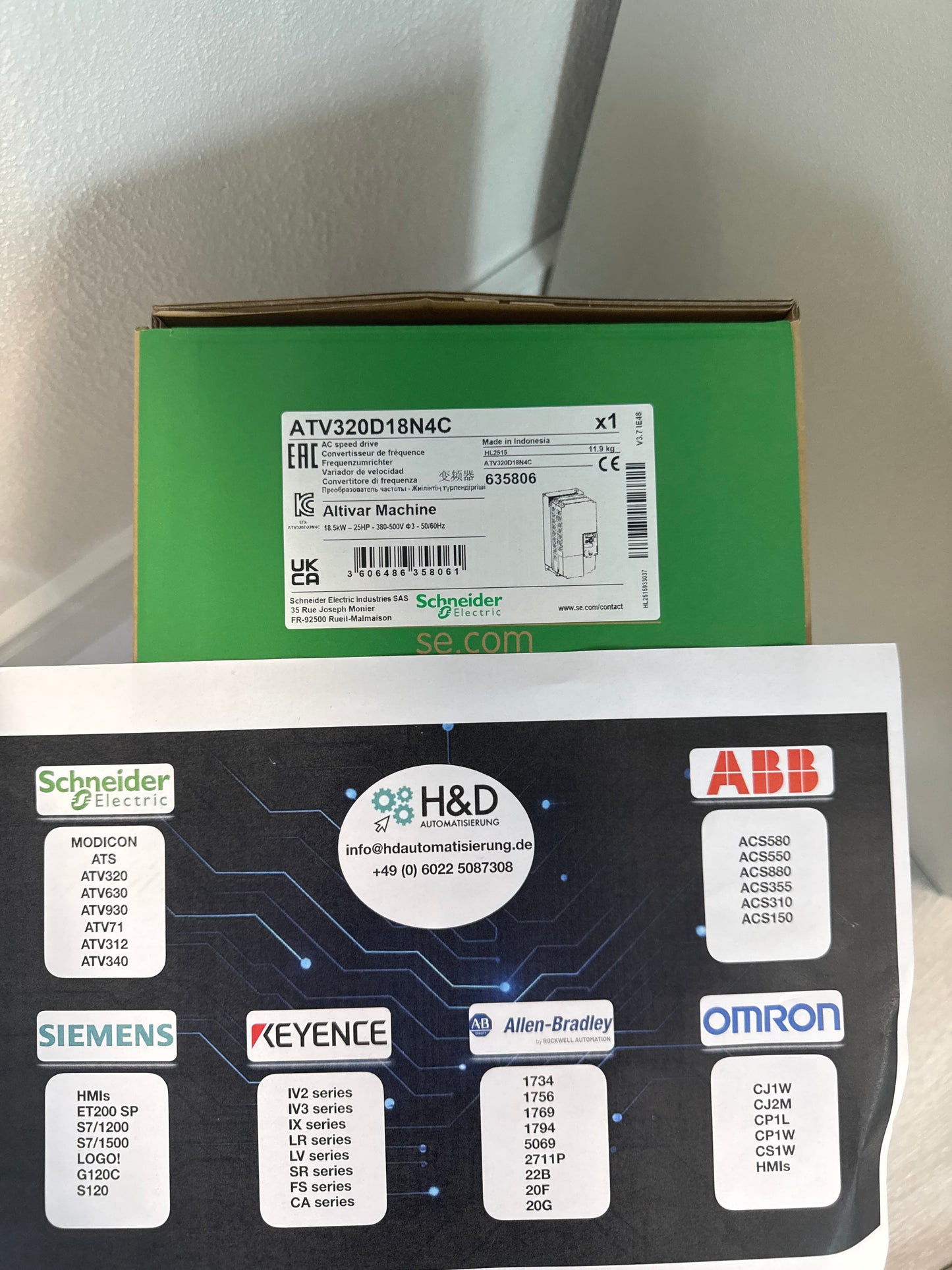 ATV930D18N4 Schneider Electric Przemiennik ATV930 18.5kW