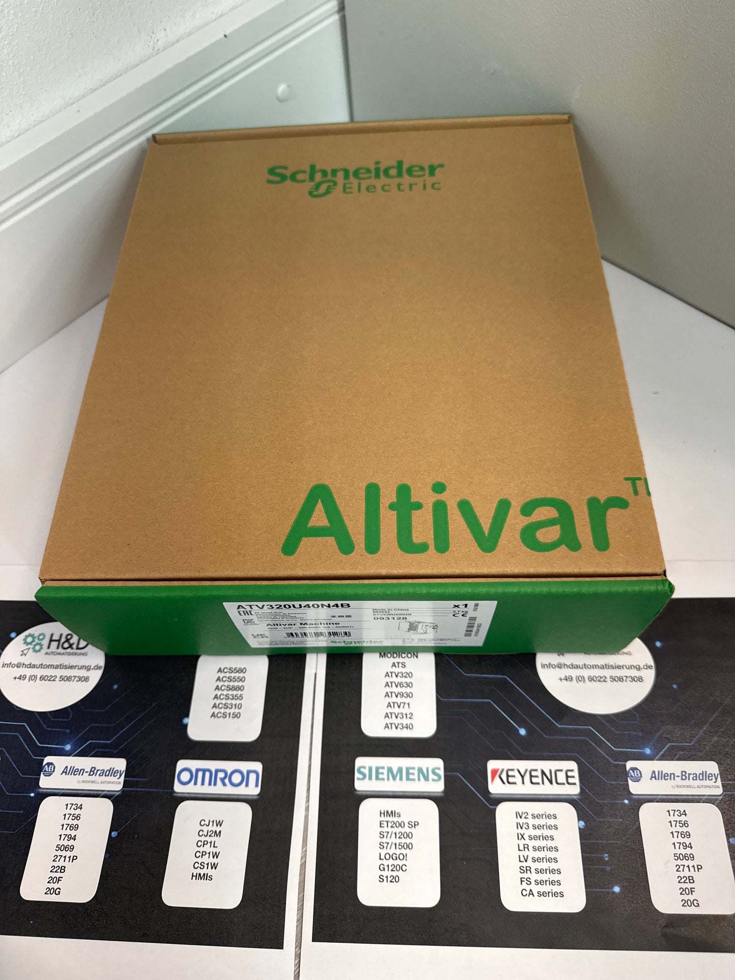 ATV320U40N4B Schneider Electric Variateur ATV320 4kW