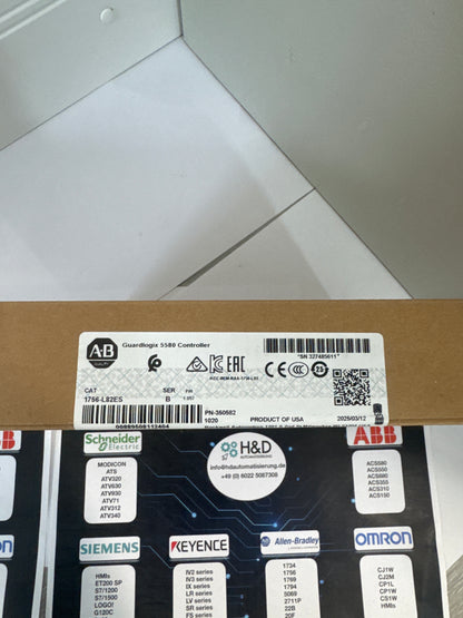 1756-L82ES Allen-Bradley Contrôleur Guardlogix 5580 Neuf et Scellé