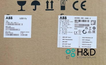 ABB ACS355-03E-44A0-4 – Inverter – Pn 22 kW – I2n 44 A – IP20 – New and sealed