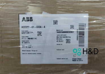 ACS580-01-033A-4 Inversor ABB PN: 15,0 kW, IN: 32 A 【Nuevo y sellado】