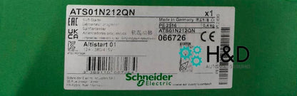 ATS01N212QN     Schneider Electric   Sanftanlasser für Asynchronmotor, ATS01, 12A, 380-415V, 5,5 KW