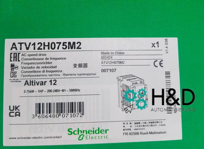 ATV12H075M2 Schneider Electric ATV12, 0.75kW New and Sealed