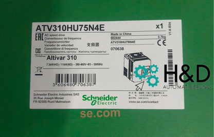 ATV310HU75N4E   Schneider Electric  Altivar 310, 7.5kW   New and Sealed