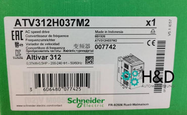 ATV312H037M2  Schneider Electric  Inverter  ATV312, 0.37kW  New and Sealed