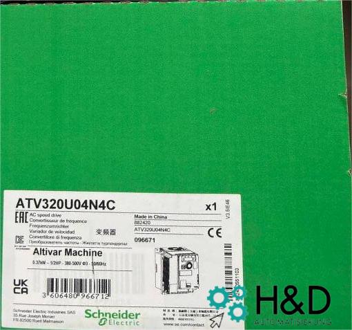 ATV320U04N4C Schneider Electric ATV320, 0.37kW 【Nuevo y Sellado】