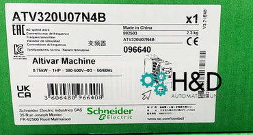ATV320U07N4B  Schneider Electric Inverter ATV320 0.75kW  New and Sealed