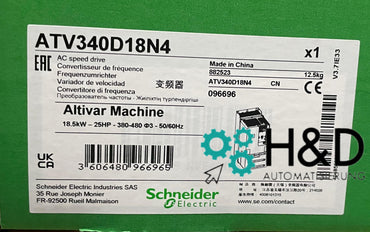 ATV340D18N4 Schneider Electric Преобразователь частоты ATV340, 18 кВт 380-480 В