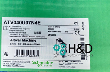 ATV340U07N4E Schneider Electric Convertidor ATV340, 0.75kW 380-480 V