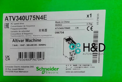 Schneider Electric ATV340U75N4E Frequenzumrichter 7,5 kW