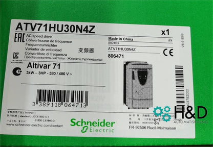 ATV71HU30N4Z Inversor Schneider Electric ATV71 3kW Nuevo y Sellado