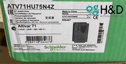 ATV71HU75N4 Schneider Electric ATV71 - 7.5kW-10HP - 480V New and Sealed