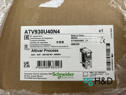 ATV930U40N4 Inversor Schneider Electric ATV930 4kW Nuevo y Sellado