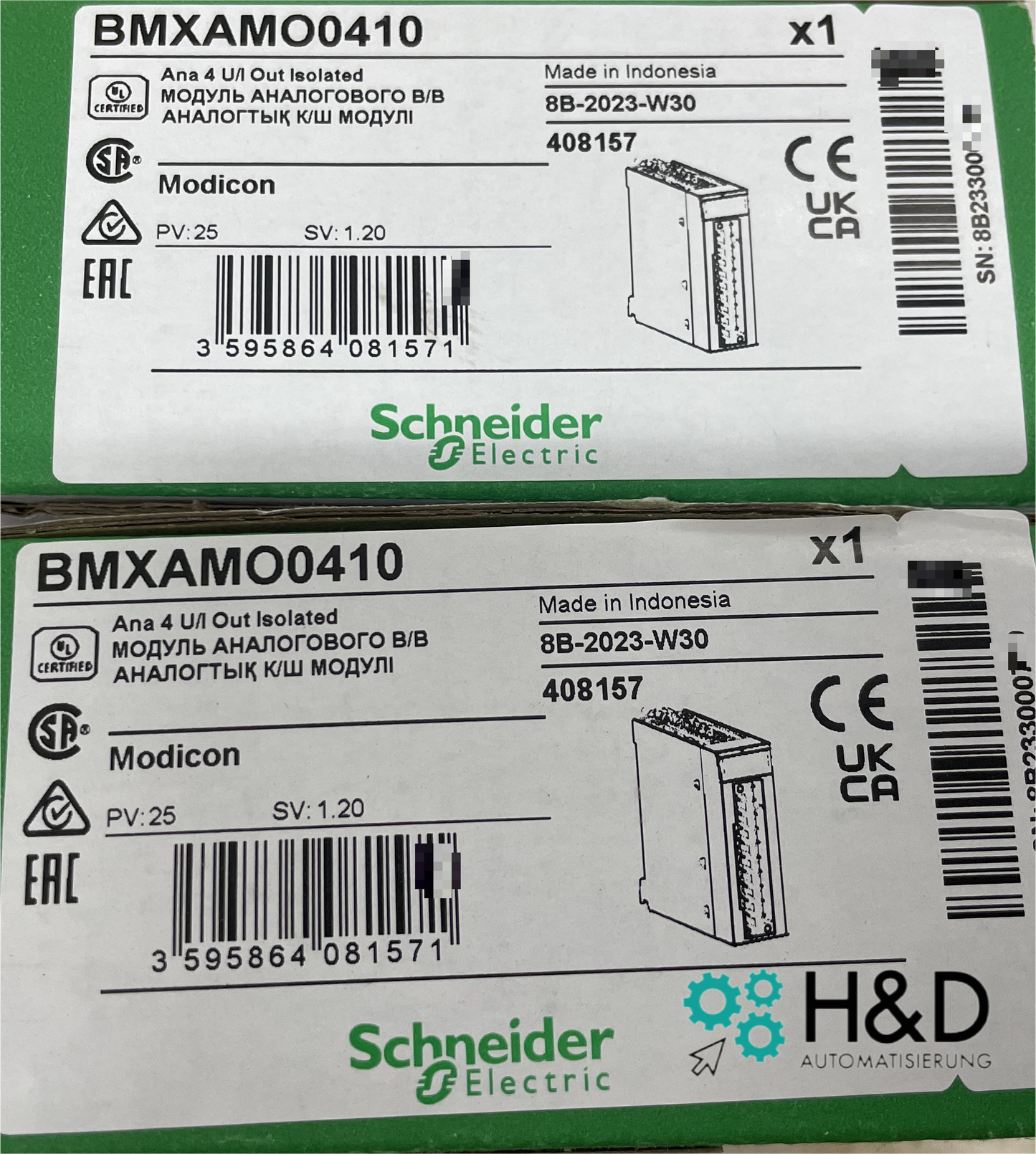 BMXAMO0410  Schneider Electric  Modicon X80-E/A-Modul AI/AQ  New and Sealed