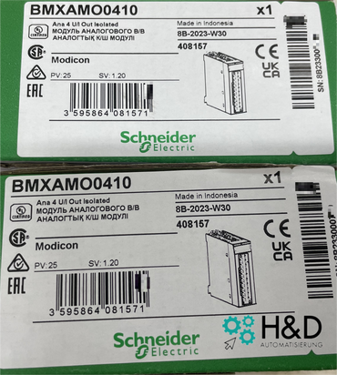 BMXAMO0410  Schneider Electric  Modicon X80-E/A-Modul AI/AQ  New and Sealed