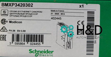 BMXP3420302 Schneider Electric Processore, Modicon M340 CPU