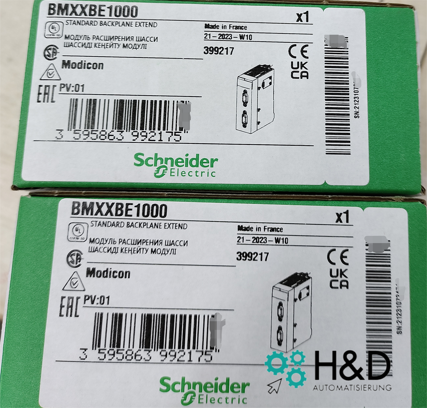 BMXXBE1000 Expansor de plano posterior Schneider Electric Modicon M340 Nuevo y sellado