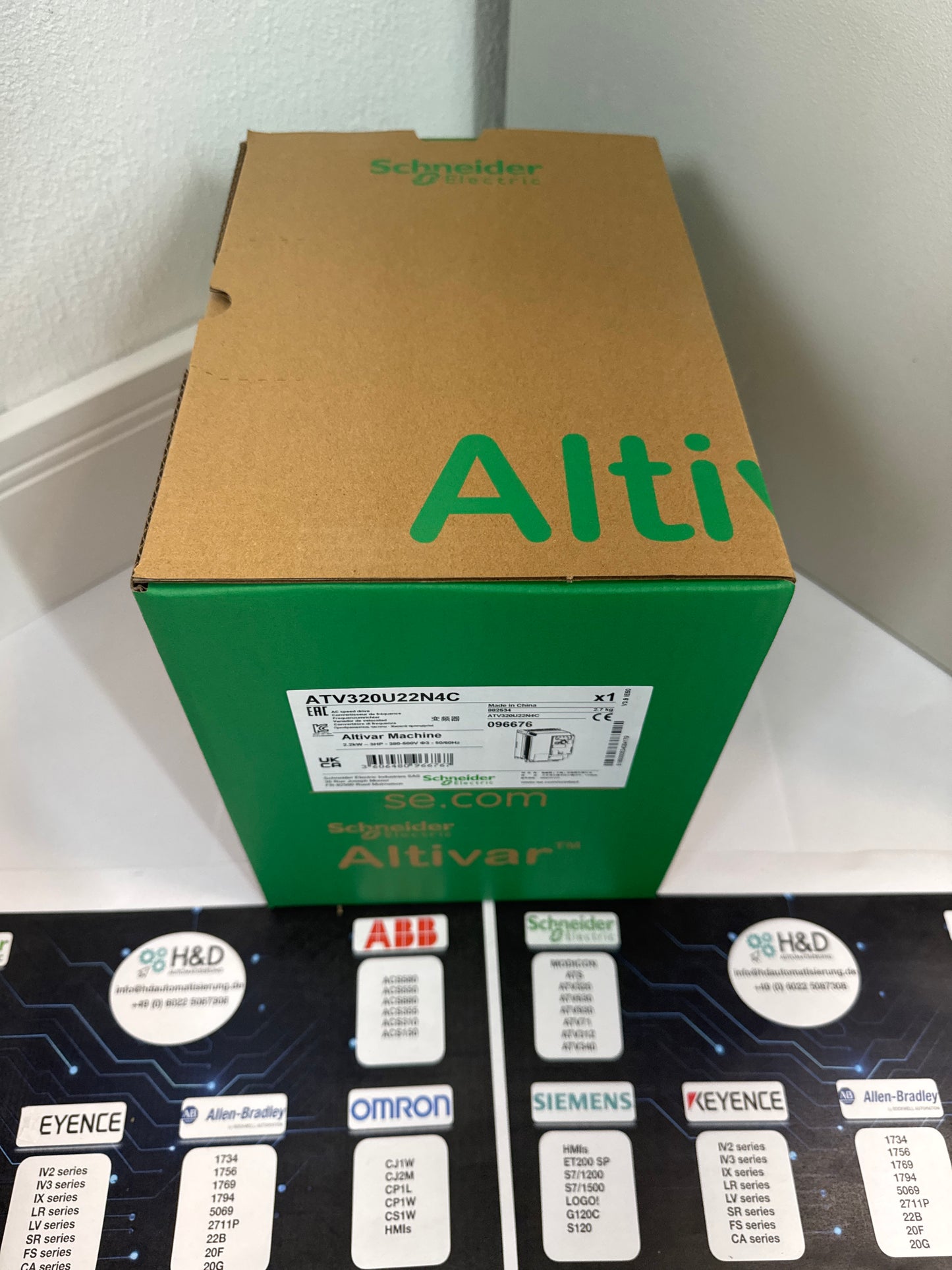 ATV320U22N4C Schneider Electric Variateur ATV320, 2.2kW