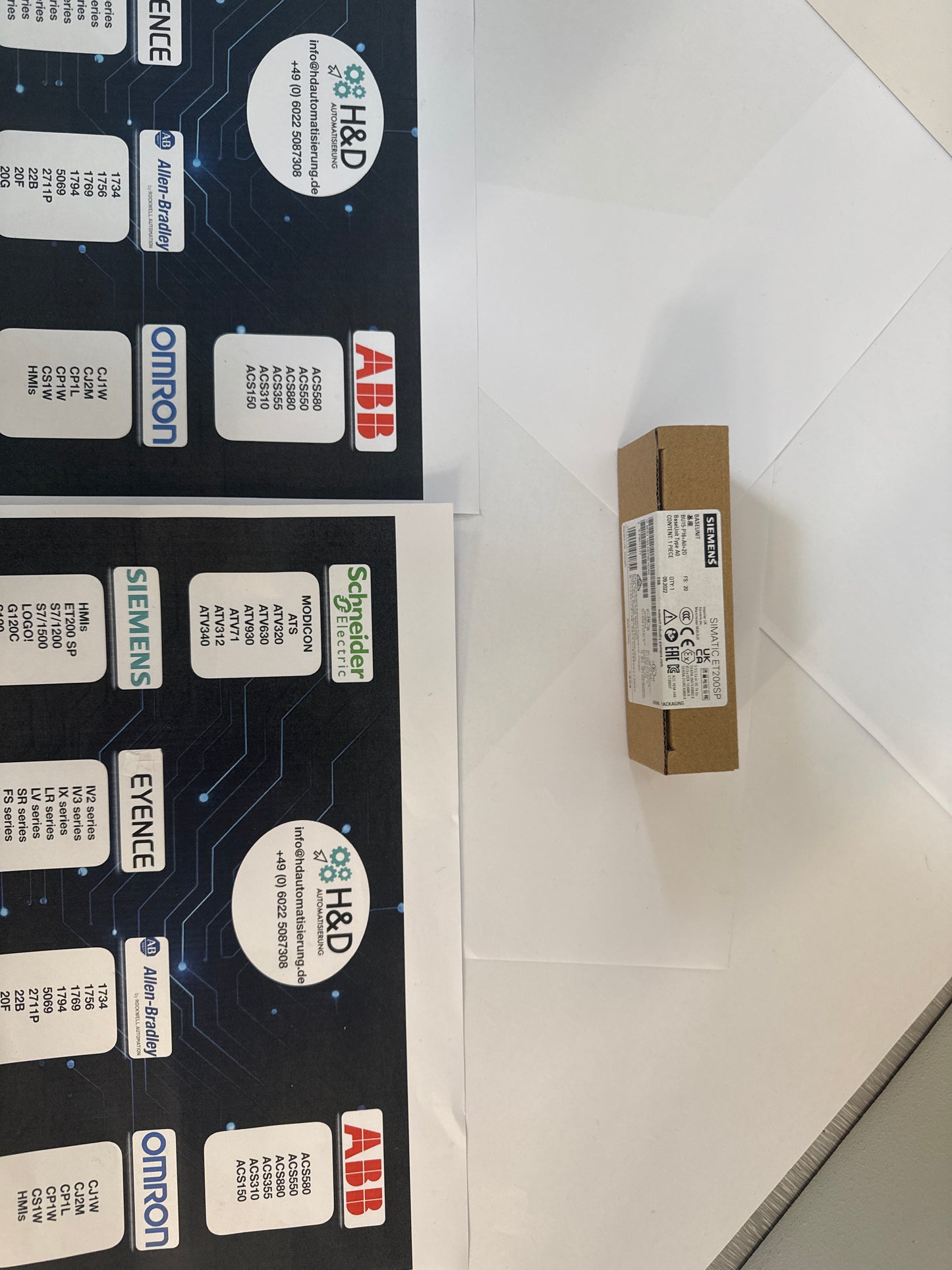 6ES7193-6BP00-0DA0 SIEMENS SIMATIC ET 200SP Neuf et Scellé