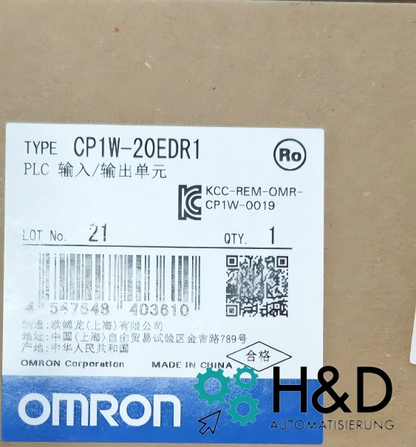 Omron CP1W‑20EDR1 Modulo di espansione | 20 ingressi digitali | Automazione robusta