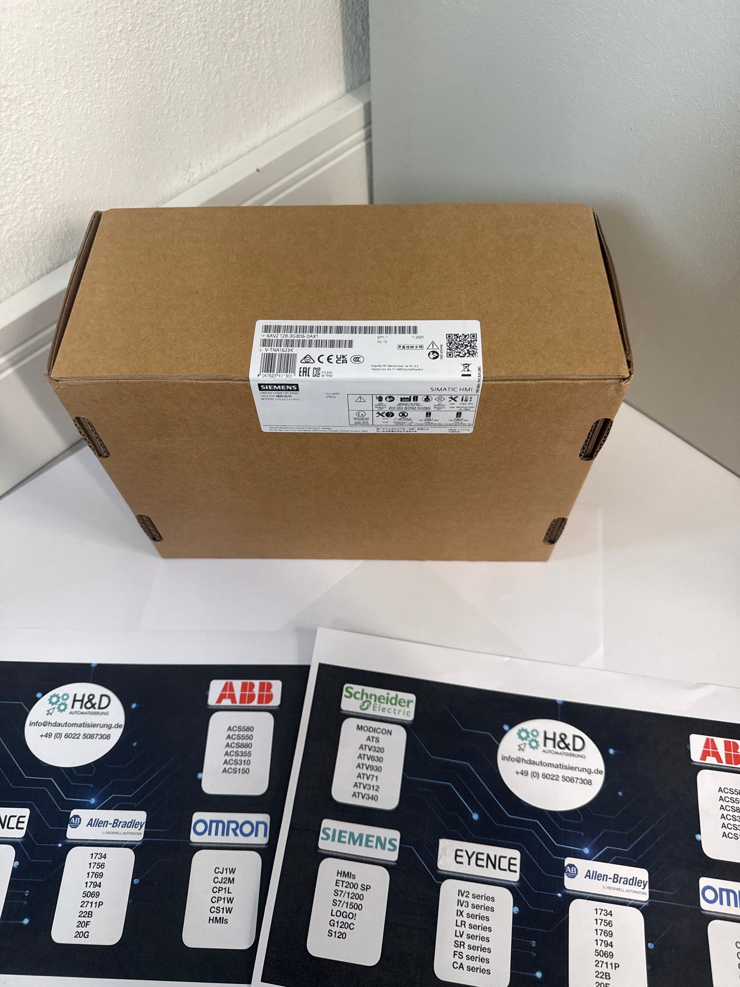 Siemens SIMATIC HMI KTP700 (6AV2128-3GB06-0AX1) – Écran tactile TFT grand écran 7" avec PROFINET