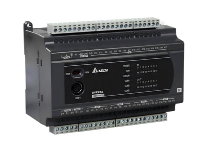 Delta DVP32ES200R PLC | Seria DVP-ES, 100–240V, 10K słów, 16k kroków, 128 I/O