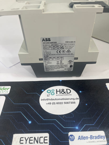 ABB PSR12-600-70 Softstarter 12A 208-600V AC 5,5kW Neu & versiegelt