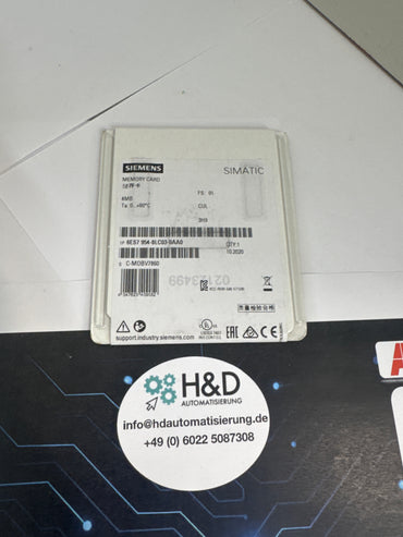 Siemens SIMATIC S7 Carte mémoire 4 MB Flash (6ES7954-8LC03-0AA0)