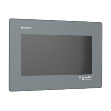 HMIET6400   Pantalla táctil panorámica de 7", 16 millones de colores, 2x COM, 1x Ethernet, USB-Host/-Dispositivo, reloj en tiempo real (RTC), 24V CC