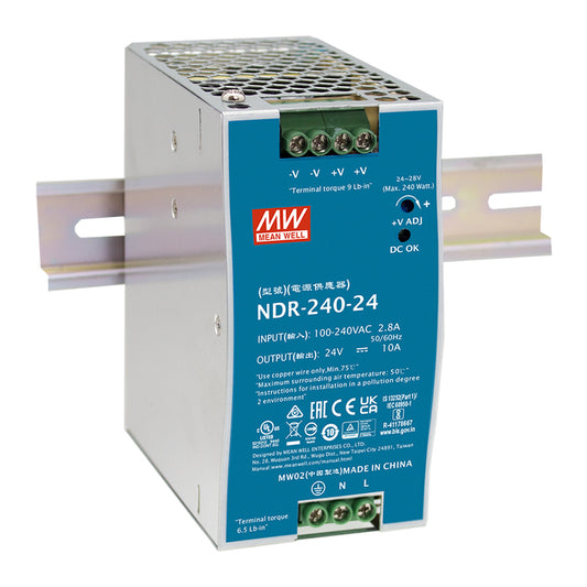 NDR-240-24 Mean Well Nuovo e Sigillato