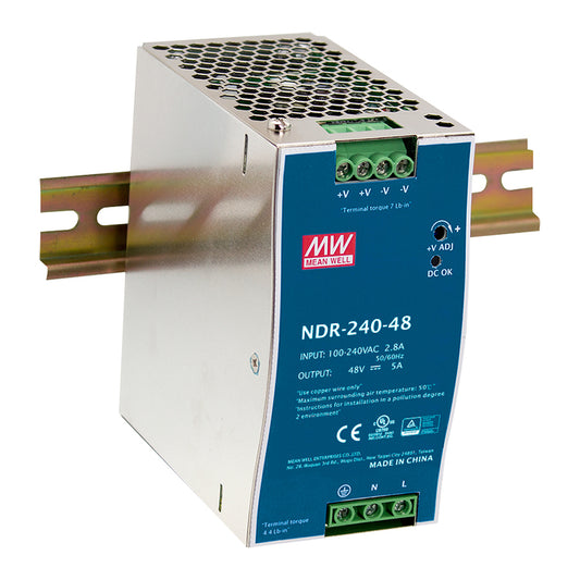 NDR-240-48 Mean Well Nowy i Zaplombowany
