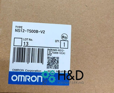 Omron NS12‑TS01‑V2 Pannello HMI | 12,1″ TFT SVGA | Ethernet, 2× RS‑232, USB | IP65